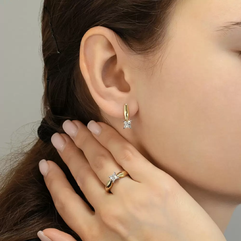 Серьги 82313 золото