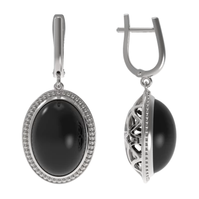 Серьги подвесные 1035882-01210-Y серебро