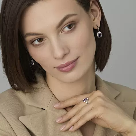 Серьги подвесные 02-4854.00АМ-00 серебро_2