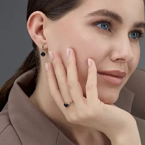 Серьги 25557-102 золото