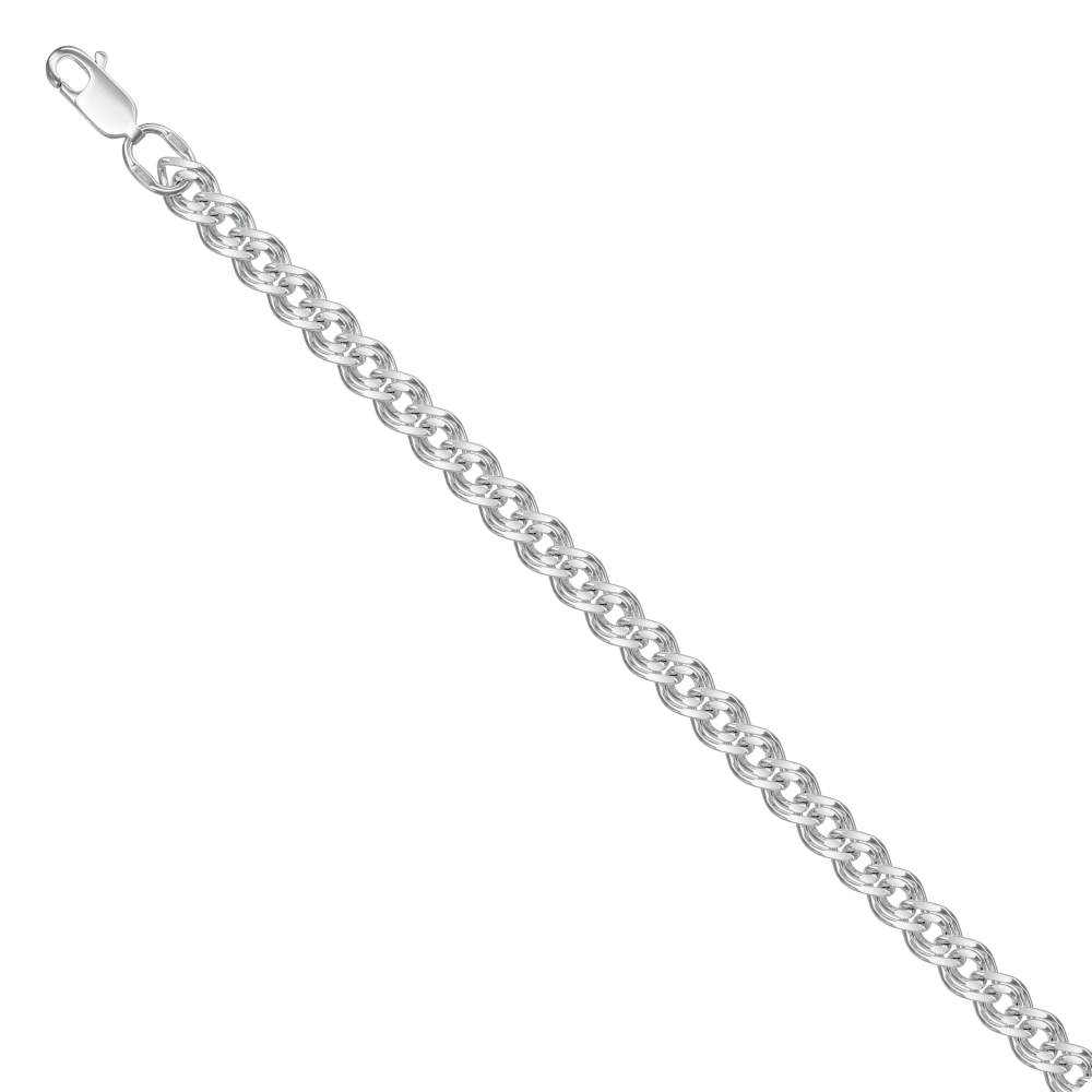 Цепь НЦ22-200Ю-3 d0.70 серебро Полновесная