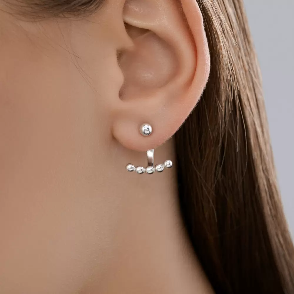 Серьги пусеты 94027208 серебро