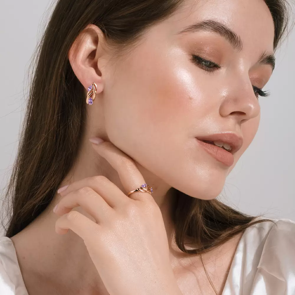 Серьги 023262-1340 золото