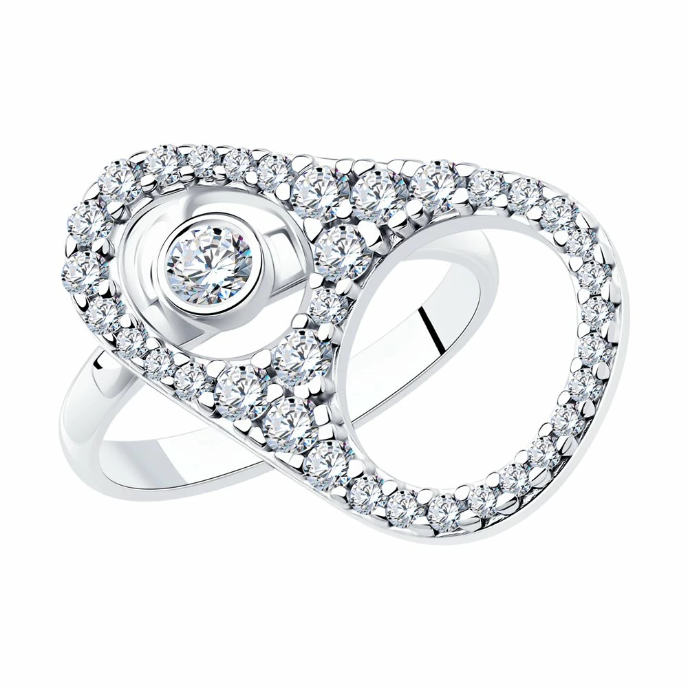 Кольцо 94013328 серебро Открывашка_0