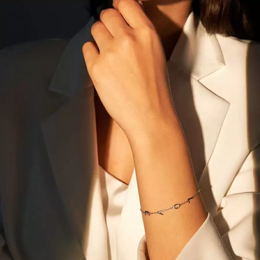 Браслет 62861 серебро LOVE