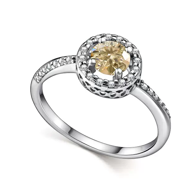 Кольцо один камень 01-5192.001М-00 серебро_0