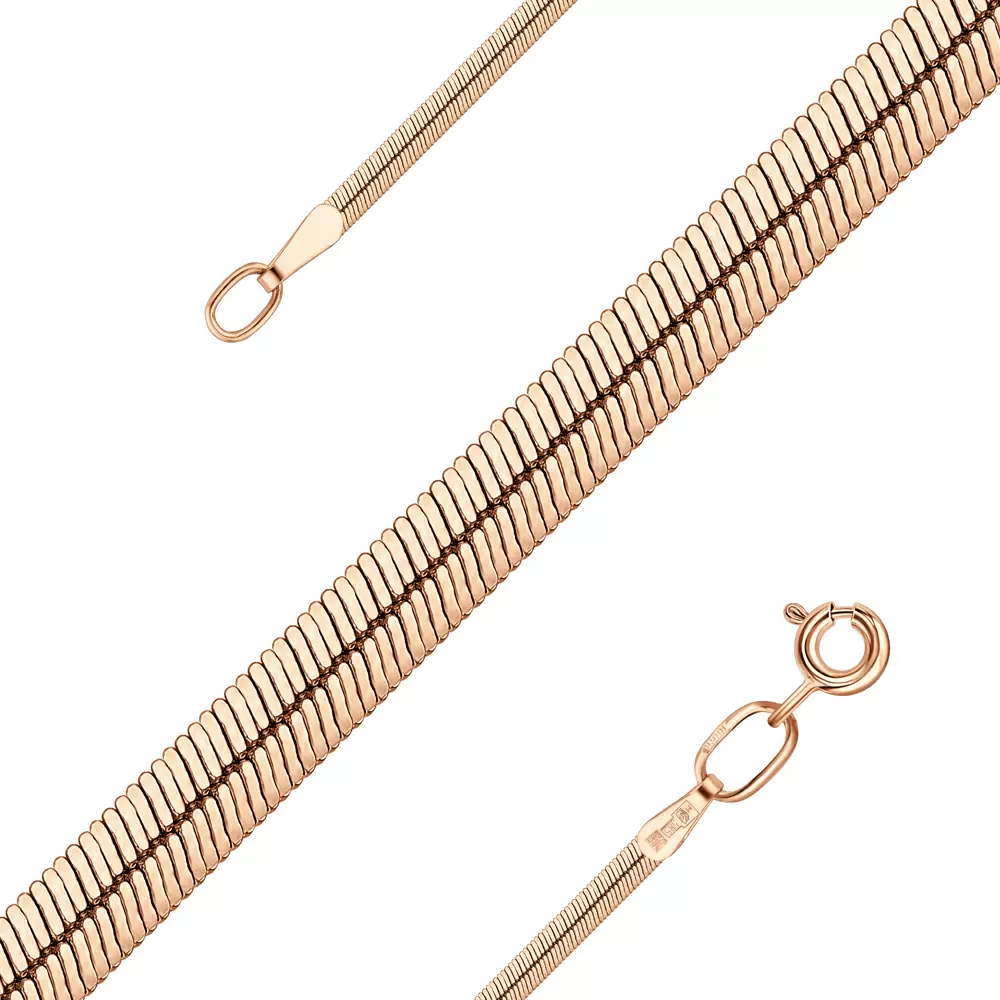 Цепь 8028052-40 золото Полновесный
