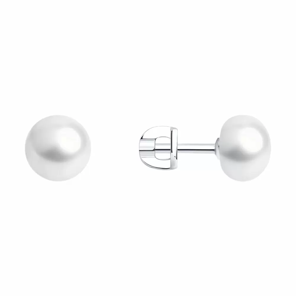 Серьги пусеты 92023123 серебро_0