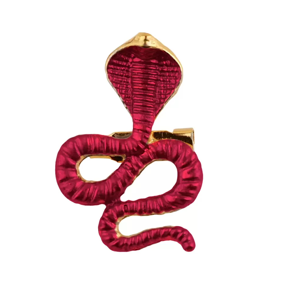Брошь 141110074up ювелирный сплав змея