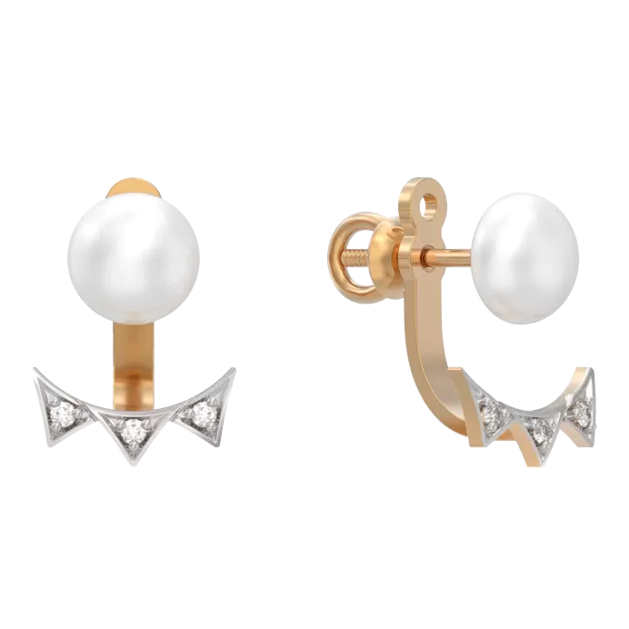 Серьги джекеты 1044752-11150 золото