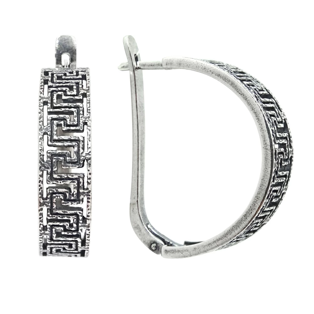 Серьги СЛ022-75 серебро