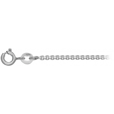 Цепь CAD0001-Rd серебро Полновесный