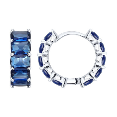 Серьги дорожка 94027609-91 серебро