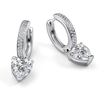 Серьги 02-4767.00БТ-00 серебро Сердце