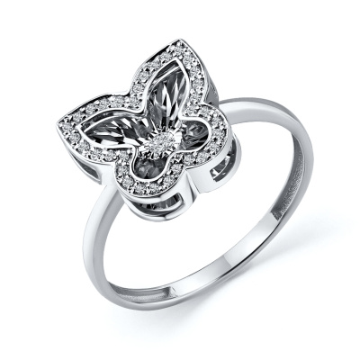 Кольцо 01-10-5858-41-00 серебро Бабочка
