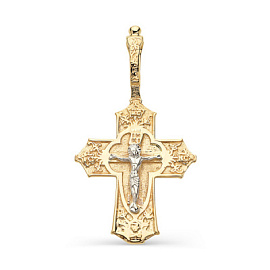 Крест христианский 51-32-0000-02862 золото