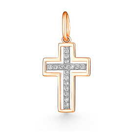 Крест декоративный Кр132-1794 золото